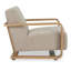 ECKERSLEY LOUNGE CHAIR CREAM FAUX FUR-336094718