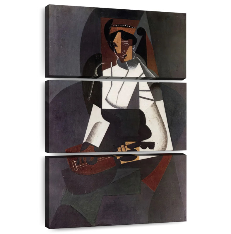 Avery Woman With Mandolin, 45" H x 28" W