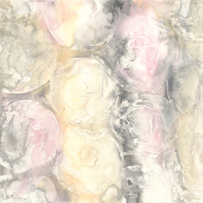 Blush Circles I by Chris Paschke - Wrapped Canvas Painting