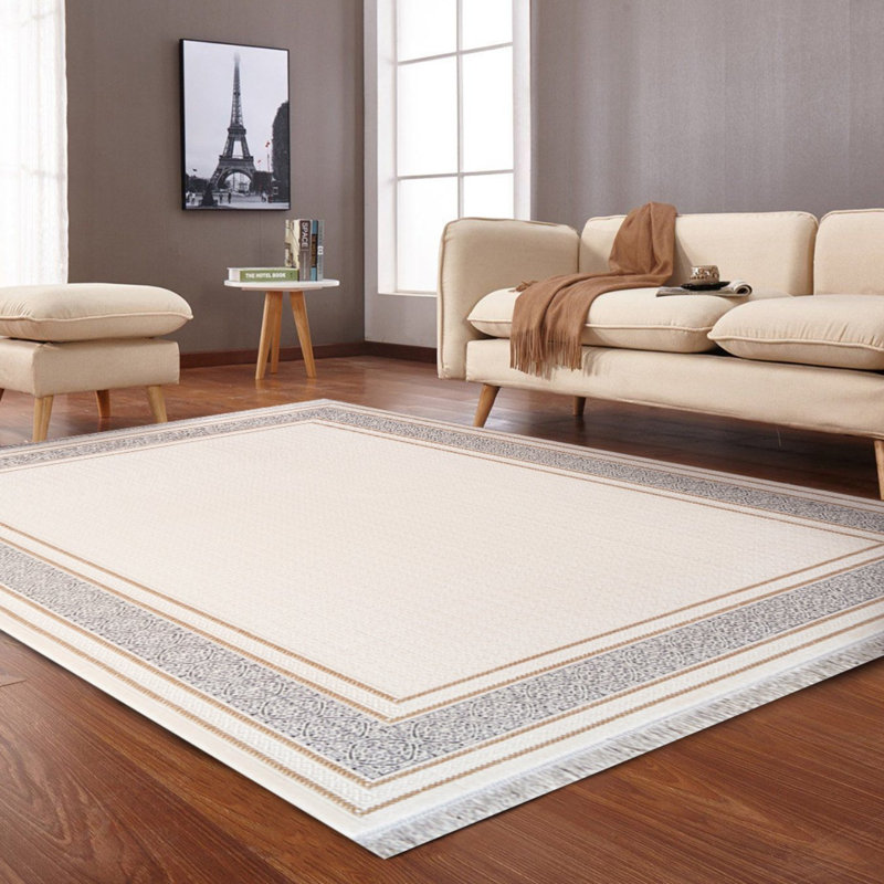 Tapis rectangulaire Miramare, Rectangle 4 pi x 5 pi 11 po