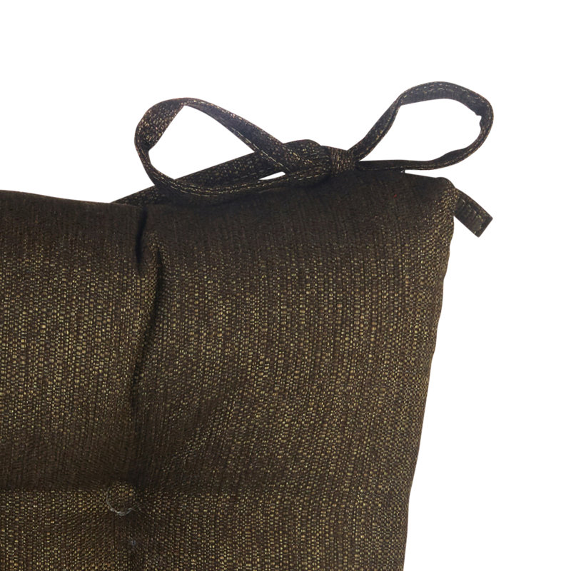 Ensemble de coussins de chaise berçante antidérapants, Châtaigne