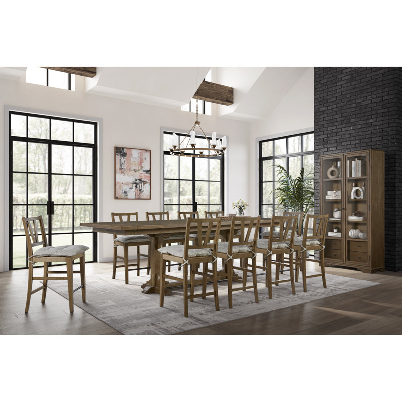 Tall Display Cabinet - Almod, Almond