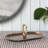 Golden Ore Oval Tray with Handle