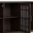 Connaught 60"W Solid Wood Traditional Wide Sideboard Buffet Storage Cabinet with Glass Doors and Adjustable Shelves-1838179500