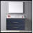Ahlam 37.00'' Single Bathroom Vanity with Ceramic Top