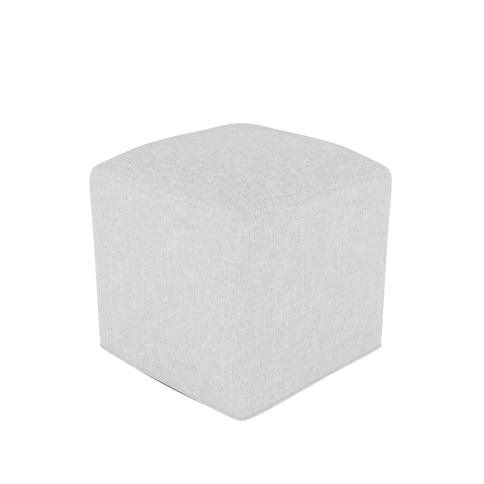 Praia Sunbrella® Patio Ottoman, Canvas White Sunbrella® Canvas