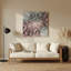 Gradient Abstract 75, art mural gris en métal-1874249649