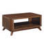 Ensemble de table basse de salon rectangulaire, ensemble de table de salon 3 pièces avec pieds en bois massif, 1 table basse et 2 tables de bout, ensemble de table de thé avec centre en bois, facile à assembler-647885593