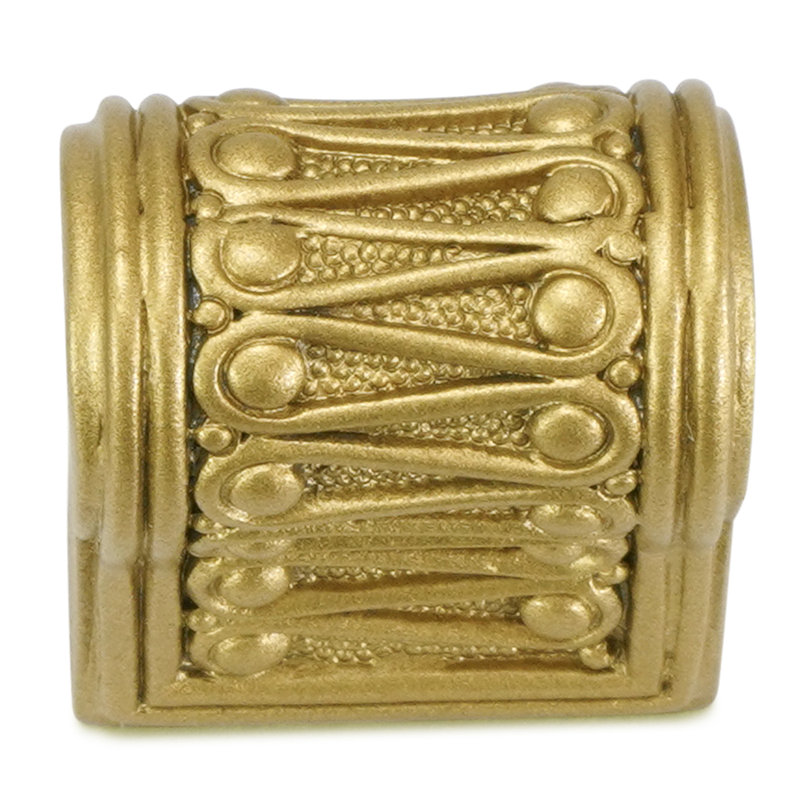 Rivoli knob; Matte finish, Glacier Gold