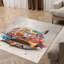 Tapis à motif floral chic et élégant à poils doux, parfait pour créer une atmosphère douillette dans n'importe quelle pièce de votre maison-922479172