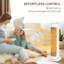HOMCOM 1200W 5118 BTU Electric Tower Space Heater with Adjustable Thermostat-119626090