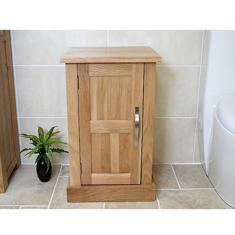 Eberly Solid Wood Bathroom Cabinet