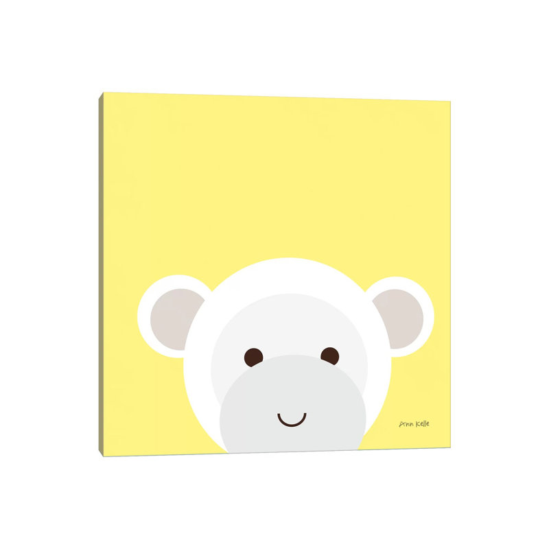 Cuddly Monkey by Ann Kelle - Wrapped Canvas Gallery-Wrapped Canvas Giclée, 93.98 cm H x 93.98 cm W x 3.175 cm D