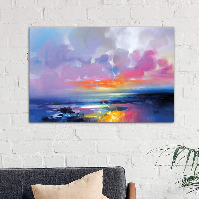 Fractal Reflections by Scott Naismith - Wrapped Canvas Painting, 101.6 cm H x 66.04 cm W x 3.175 cm D