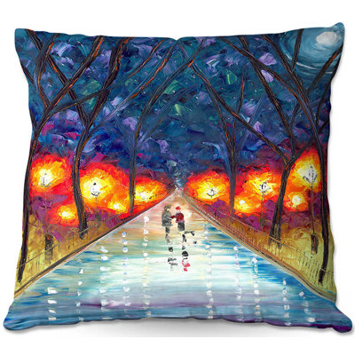 Coussin de la soirée retombée du canapé love