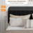 Queen Bed Frame with Storage Drawers - Velvet Upholstered Platform Bed Frame with Adjustable Headboard, Wood Slats Support, No Box Spring Needed, Easy Assembly, Black-129445077
