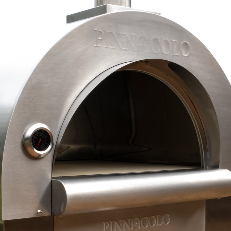 PREMIO Stainless Steel Wood-Fired Outdoor Pizza Oven with Accessories