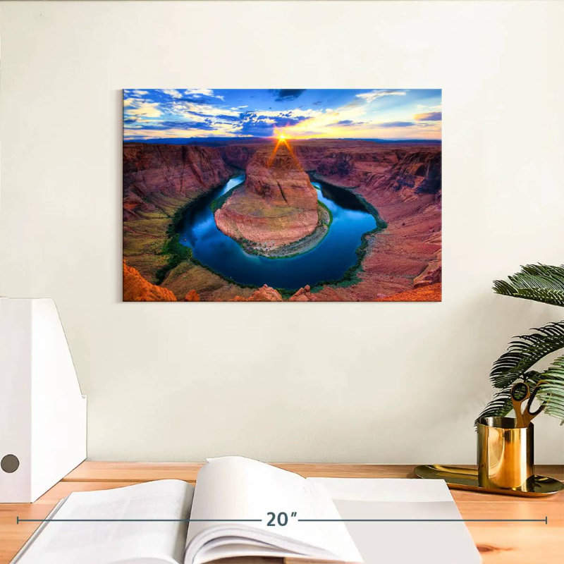 Alvord Dramatic Horseshoe Bend, H 8 po x l 12 po