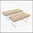 Extendable Dining Room Table for 6-10, Modern Farmhouse Wooden Kitchen Expanding Table with Silent Guide Rails and Durable Engineered Wood-1356763740