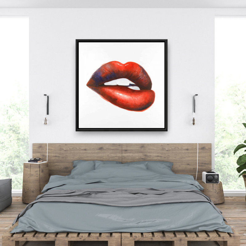 «Beautiful Red Mouth» sur toile