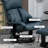 360° Swivel Massage Recliner Chair With Footstool, Adjustable Backrest And Multiple Vibration Modes For Ultimate Relaxation-1974701401