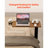 Height Adjustable Overbed Table with Electric Lifting and Tilting Desktop