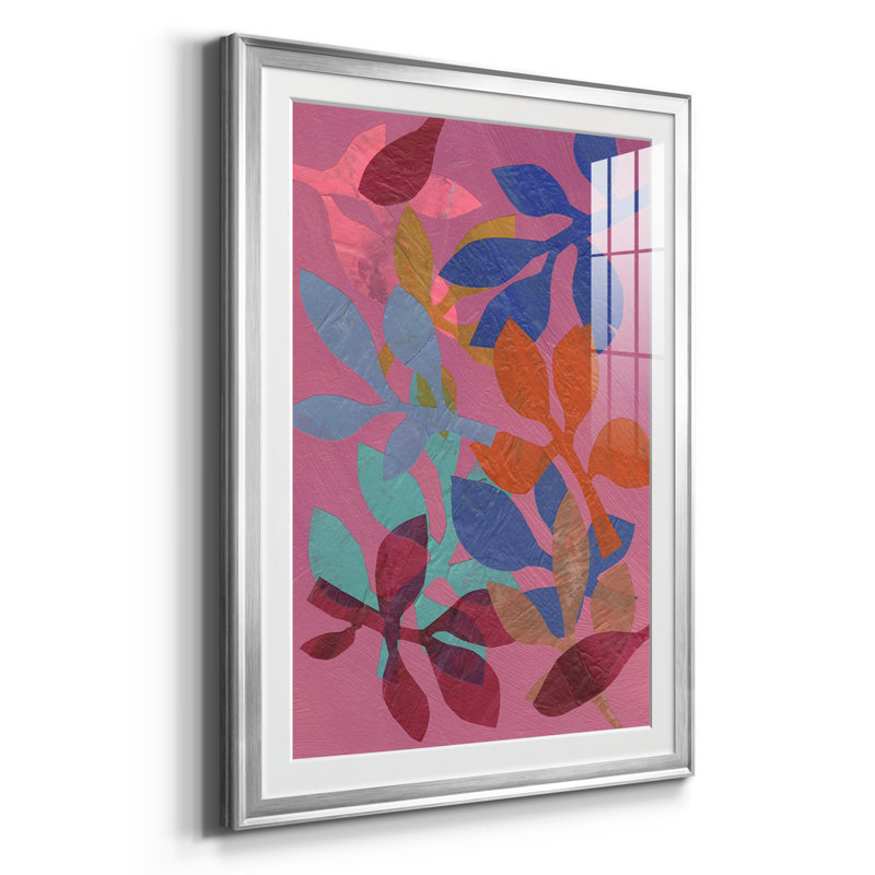«Vivid Stems I», reproduction encadrée de qualité supérieure, prête à être accrochée, H 30,5 po x l 67,5 po x P 1 po, Blanc