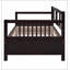 Lit de jour moderne en bois massif, design multifonctionnel