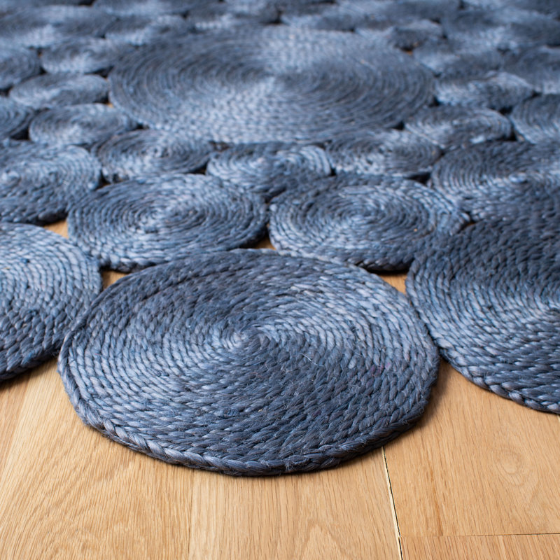 Tapis en jute tissé à la main Durham, Rond 6 pi