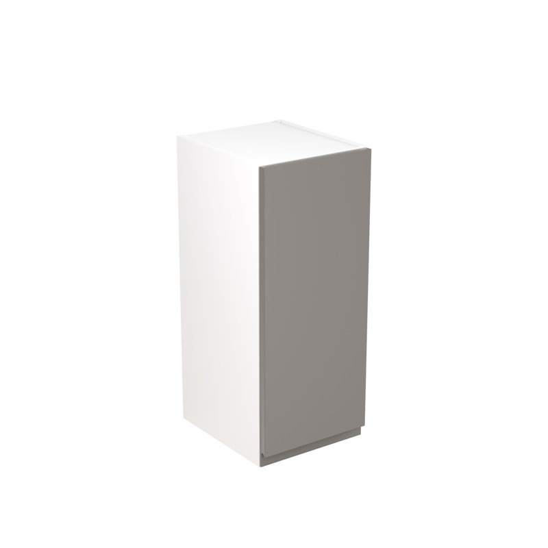 Kitchen Kit Flatpack J Pull Gloss Wall Unit, 72cm H x 30cm W x 33cm D, Dust Grey