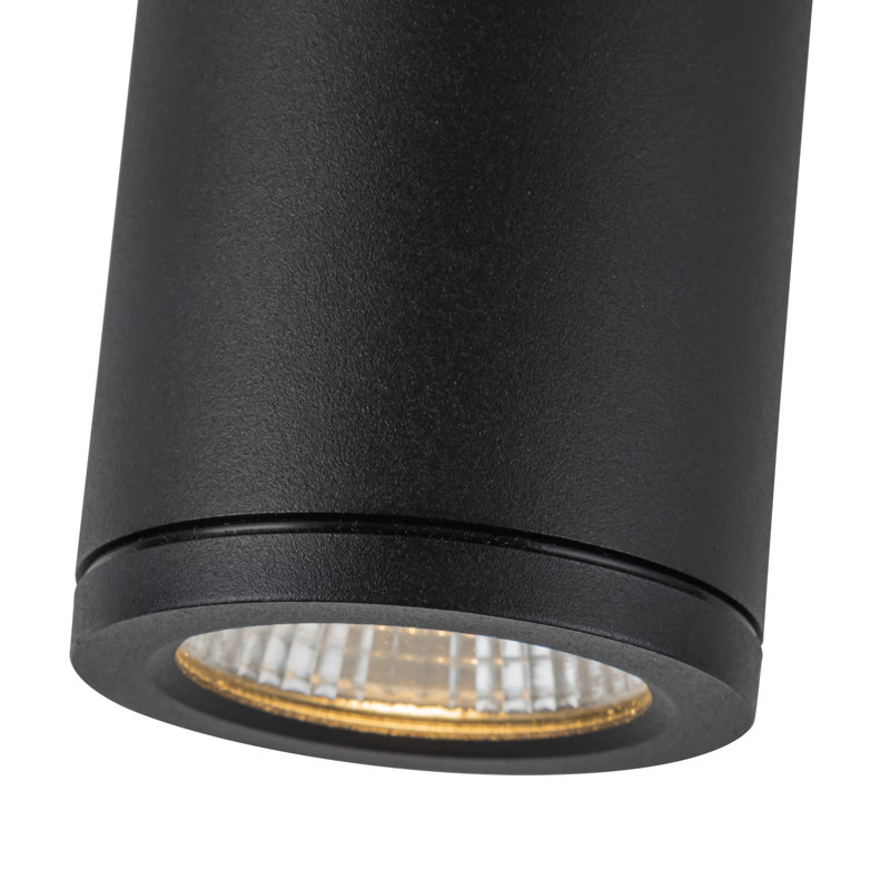 6" H x 4.38" W x 4.38" D, Black, 8 W