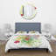 Fleurs colorées colorées dans la nature - Ensemble de housse de couette Farmhouse - Polyester en microfibre-66391424