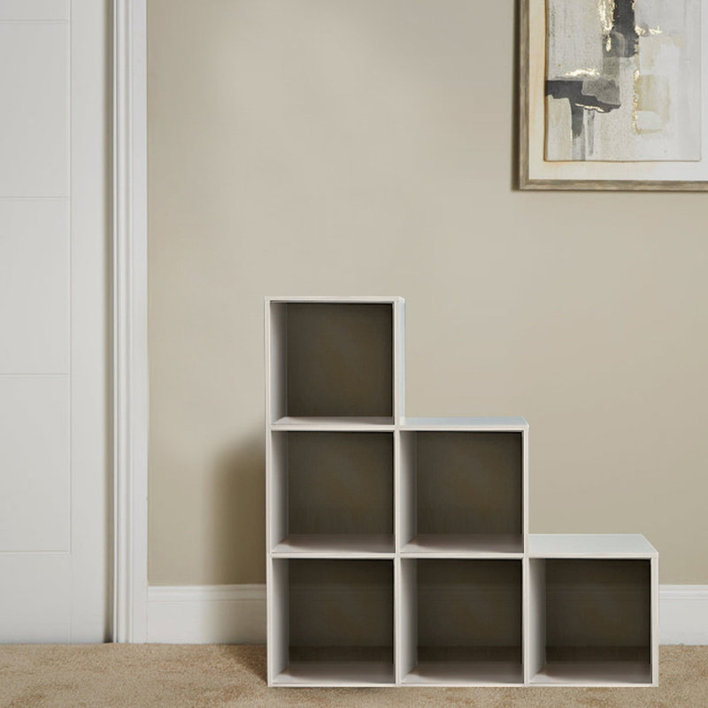 Northville Bookcase, Rustic Brown, 129.5" H x 129.5" W x 29" D
