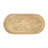 Philomena Beige Resin Oval Serving Tray