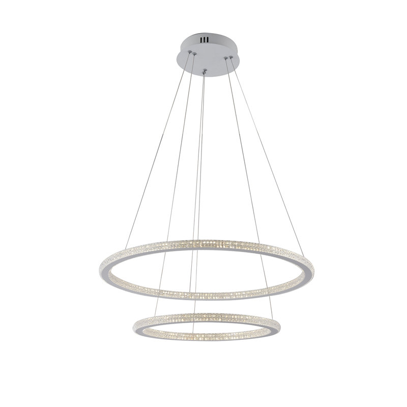 Springhill 1 - Light Geometric LED Chandelier, 4000K