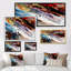 «Colorful Abstract Paint Strokes», reproduction d'art sur toile moderne-392918001-392918005