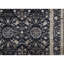 Tapis noir et beige noué à la main de haute qualité