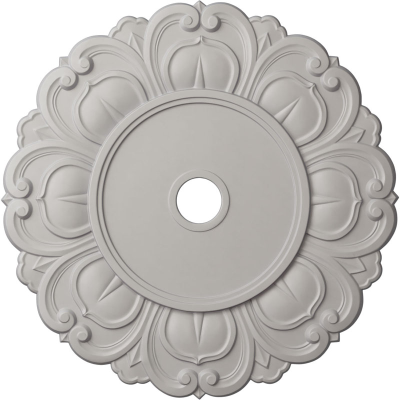 32 médaillons de plafond de 32 1/4 po de diamètre intérieur x 3 5/8 po de diamètre intérieur x 1 1/8 po de P (convient aux auvents jusqu'à 15 3/4 po)