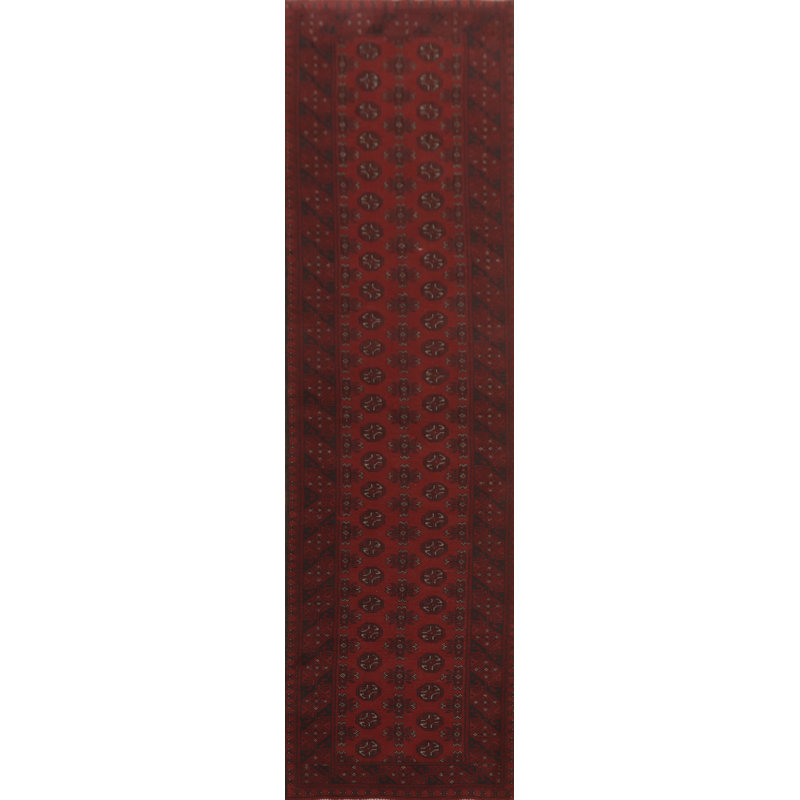 Tapis de couloir oriental afghan Elephant