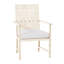 Croquet Patio Dining Armchair with Cushions-24278362-63310351-70085722