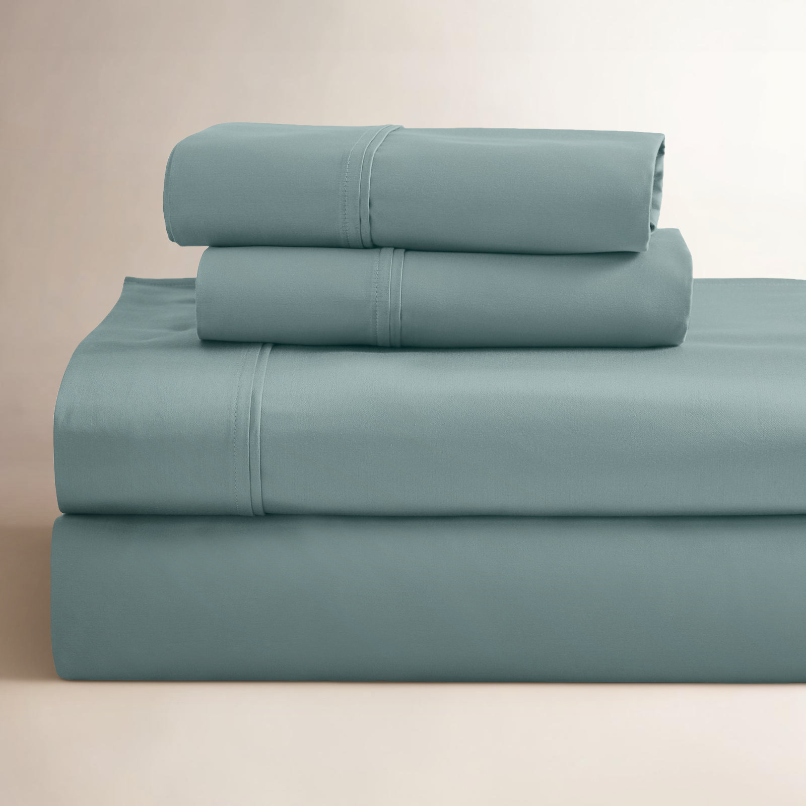 Mellark Cotton Sheet Set, King Sheet Set with 2 Pillowcases, Teal