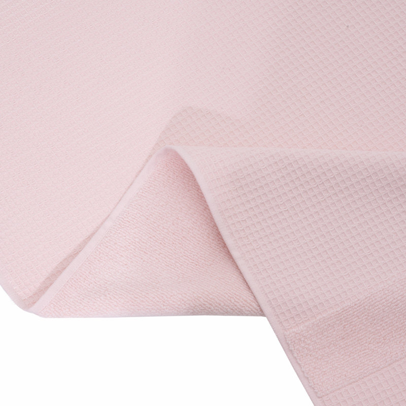 Adayshia Midweight Waffle Hand Towel, Pink