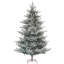 Arbre de Noël 9 pi avec neige enneigée, support en métal, assemblage rapide et facile pour des vacances pliables à la maison