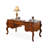 Walnut Rectangular Solid Wood Writing desk with drawers desk