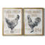 Farm Fresh Chicken - ensemble de 2 reproductions-702170481-702342761-702342775
