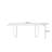 European modern simple rectangular dining table-107242544