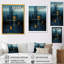 Blue Tower Collages - Abstract Collages, art mural-889752063-889752060
