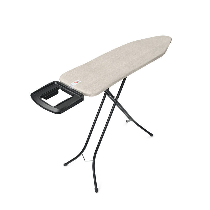 Brabantia Size B Ironing Board with Solid Steam Iron Rest, Denim Grey