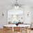 Tavin 5 - Blade LED Stainless Steel Ceiling Fan with Remote Control and Light Kit Included-1918135598