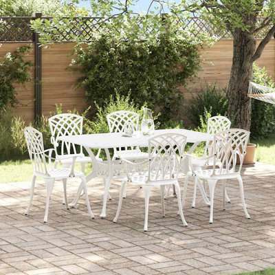 6 - Person Patio Dining Set Rectangular Table